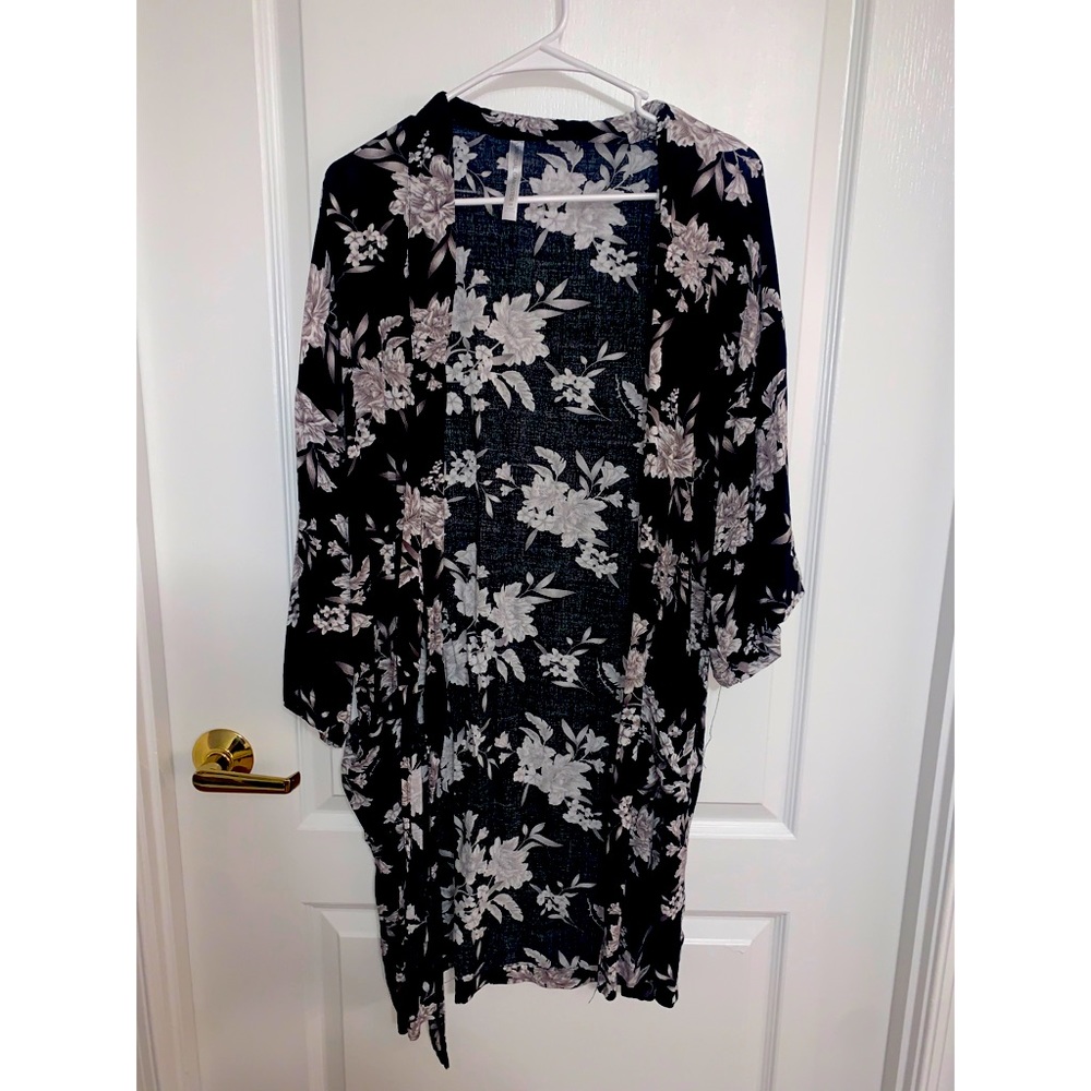Floral robe